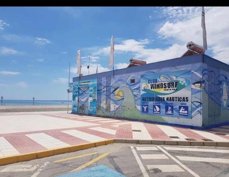Apartamento Frente Al Mar, Familiar Y Acogedor. Santa Pola Bagian luar foto